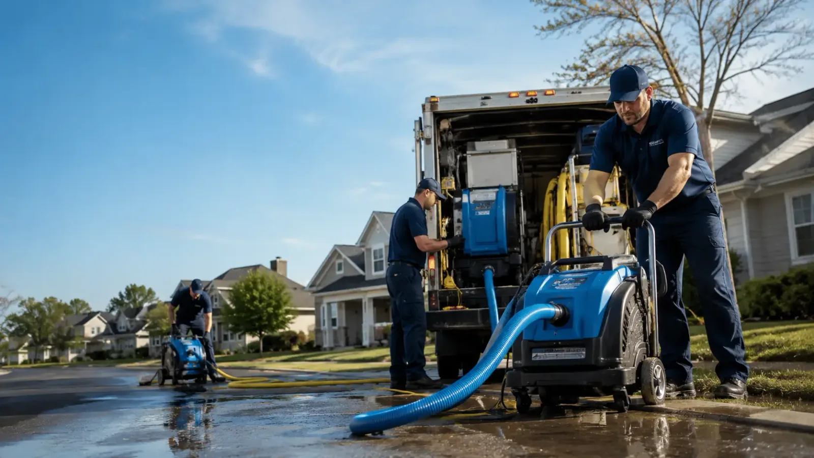 Flood Damage Cleanup in Comins, MI